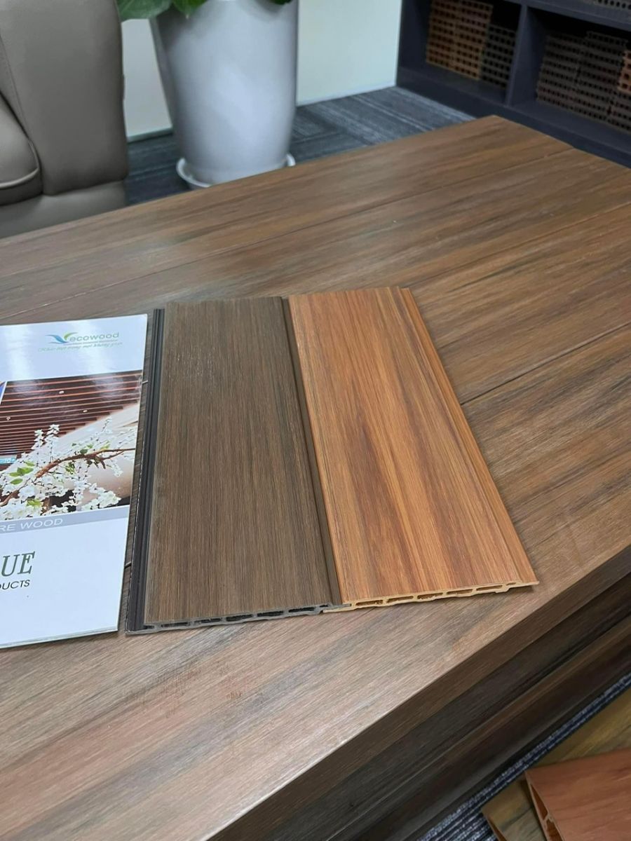 Tấm ốp ngoài trời 2 lớp cao cấp chống bay màu Ecowood mã WPO10510CD